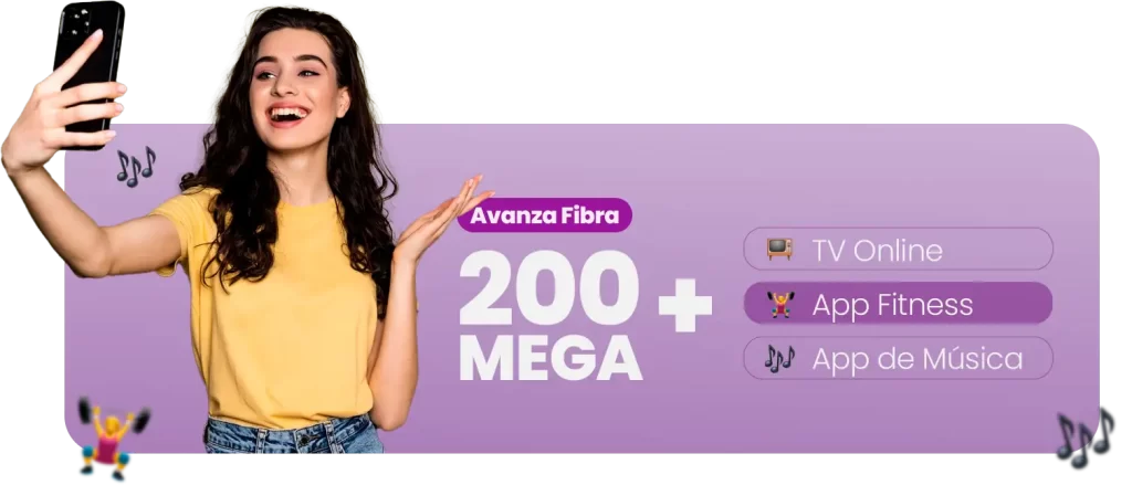 Avanza Fibra 200 Mega